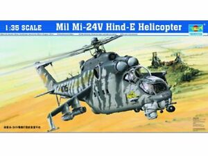 【送料無料】ホビー　模型車　車　レーシングカー ミルミヘリコプターモデルトランペッターmil mi24v hinde helicopter 135 model trumpeter