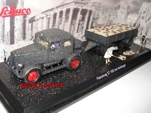【送料無料】ホビー 模型車 車 レーシングカー モデルschuco 02895 hanomag st 100 mit anhanger wiederaufbau au 143|hokushin