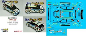 【送料無料】ホビー　模型車　車　レーシングカー シュコダファビアラリーskoda fabia r5 nucita rally ciocco 2017