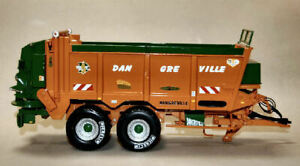 【送料無料】ホビー　模型車　車　レーシングカー トターミニチュアトレーラーminiature tracteur demi agricole ros remorque dangreville etb 15000 13 2 m