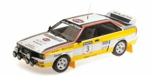 【送料無料】ホビー　模型車　車　レーシングカー アウディクワトロニュージーランドラリーaudi quattro a2 blomqvist cederberg winners sanyo rally of zealand 1984 118