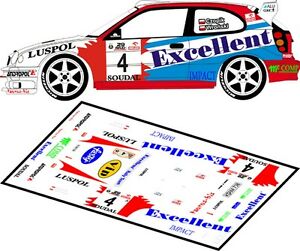 【送料無料】ホビー　模型車　車　レーシングカー デカールトヨタカローラ＃ラリーdecals 143 toyota corolla wrc 4 czopik rallye warszawski 2002 d43092