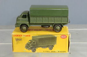【送料無料】ホビー　模型車　車　レーシングカー モデルトーンワゴンボックスdinky toys modele 621 3ton army wagon bedford rl en parfait etat, dans sa boite
