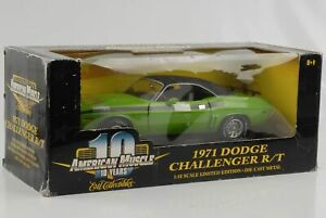 【送料無料】ホビー　模型車　車　レーシングカー ダッジチャレンジャー1971 dodge challenger rt vertcitron vinildach 118 ertl