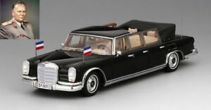 【送料無料】ホビー　模型車　車　レーシングカー メルセデスベンツmercedes benz 600 pullman landaulet 1967 josip tito president yugoslavia 143