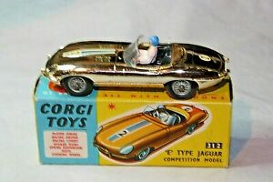 【送料無料】ホビー　模型車　車　レーシングカー コーギージャガータイプモデルオリジナルボックスcorgi 312 jaguar e type competition modele, excellent etat dans boite dorigine