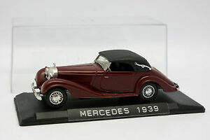 【送料無料】ホビー　模型車　車　レーシングカー メルセデスレッドsolido 143 mercedes 1939 rouge