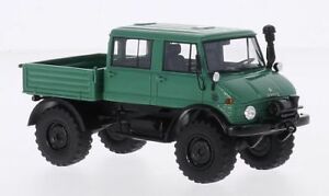 【送料無料】ホビー　模型車　車　レーシングカー メルセデスダブルキャビングリーンモデルネオスケールモデルmercedes unimog u416 double cabin green 143 model neo scale models