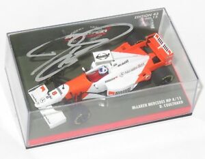 【送料無料】ホビー　模型車　車　レーシングカー メルセデスマクラーレンデビッドクルサードシーズンボックスカバー143 mclaren mercedes mp411 david coulthard saison 1996 signe couvercle boite