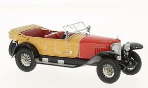 【送料無料】ホビー　模型車　車　レーシングカー メルセデスモデルネオスケールモデルmercedes 2895 1922 red wood 143 model neo scale models｜hokushin