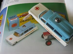 【送料無料】ホビー 模型車 車 レーシングカー コーギーキャデラックオリジナルペイントボックスcorgi 437 cadillac ambulance excellente peinture originalebonne boite workinglight