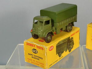 【送料無料】ホビー　模型車　車　レーシングカー ビンテージモデルワゴンvintage dinky toys model no 623 bedford ql army covered wagon vn mib｜hokushin 23,746円