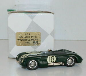 【送料無料】ホビー　模型車　車　レーシングカー ミニチュアマイルストーンジャガータイプルマン＃milestone miniatures 143 cf4jaguar c type winner le mans 1953 18