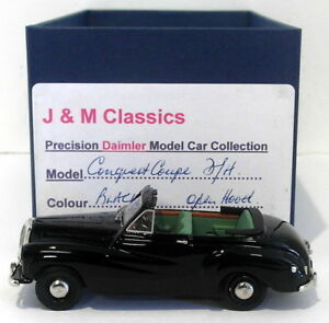 【送料無料】ホビー　模型車　車　レーシングカー スケールダイムラーカットオープンフードブラックjamp;m classics echelle 143 jm37daimler conquest dh coupe capuche ouvertnoir