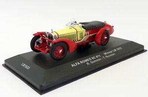 【送料無料】ホビー　模型車　車　レーシングカー ネットワークスケールアルファロメオ＃ixo 143 scale lm1933 alfa romeo 8c 11 winner lm 1933 redyellow