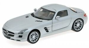 【送料無料】ホビー　模型車　車　レーシングカー メルセデスベンツマットシルバーmercedesbenz sls amg mat argent 2010 118