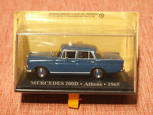 【送料無料】ホビー　模型車　車　レーシングカー メルセデスアテネタクシースケール1965 mercedes 200d athens taxi echelle 143