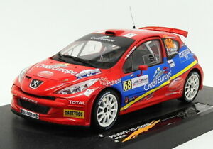 【送料無料】ホビー　模型車　車　レーシングカー サンスタースケールプジョーフランスアルザスラリーsun star 118 scale 5432 peugeot 207 s2000 france rally alsace 2011