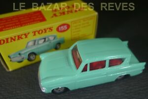 【送料無料】ホビー　模型車　車　レーシングカー フォードアングリアボックスオンロットdinky toys gb ford anglia ref 155 boite lot2