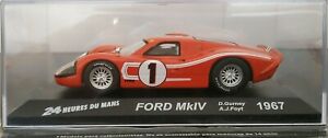 【送料無料】ホビー　模型車　車　レーシングカー フォードガーニーフォイトルマンネットワーク143 ford mkiv 1967 d gurney aj foyt 24h le du mans ixo altaya escala