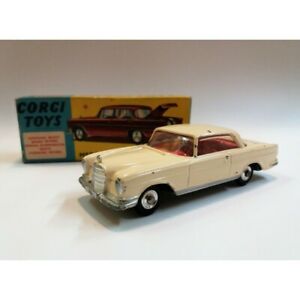 【送料無料】ホビー 模型車 車 レーシングカー コーギーメルセデスベンツカットオリジナルボックスcorgi toys 230 mercedes benz 220 se coupe original box anno1961 143|hokushin
