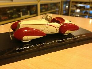 【送料無料】ホビー　模型車　車　レーシングカー スポーツスパークdelahaye 135 figoni amp; falaschi grand sport 1936 143 spark s2704｜hokushin
