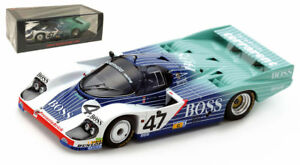 【送料無料】ホビー 模型車 車 レーシングカー スパークポルシェ#レースルマンスケールspark s5506 porsche 956 47 obermaier racing le mans 1984echelle 143|hokushin