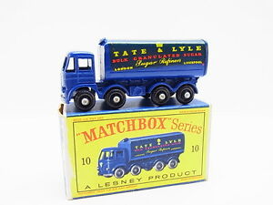 【送料無料】ホビー　模型車　車　レーシングカー lot 63445 matchbox 10 c foden 15 t sugar conteneur modele comme neuf d box