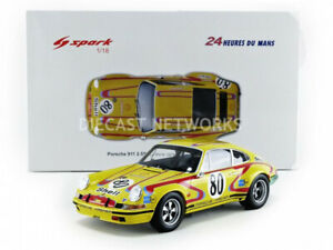 【送料無料】ホビー 模型車 車 レーシングカー スパークポルシェルマンspark 118 porsche 911 s le mans 1972 18s213|hokushin