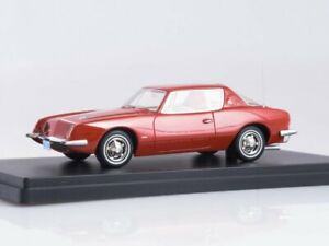 【送料無料】ホビー　模型車　車　レーシングカー コレクションcollection maquette 143, studebaker avanti 1963 rouge｜hokushin 27,725円