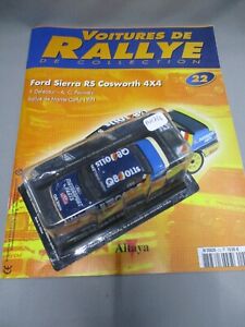 【送料無料】ホビー　模型車　車　レーシングカー ラリーカーフォードシエラコスワースモンテカルロak724 143 altaya voitures de rallye n22 ford sierra cosworth monte carlo tbe