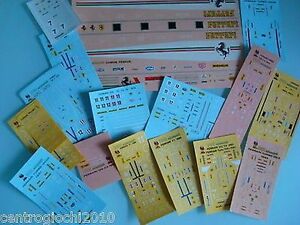 【送料無料】ホビー　模型車　車　レーシングカー デカールディデカールフェラーリフェラーリトラックdecals 143 set di 15 decals ferrari f1 camion ferrari｜hokushin