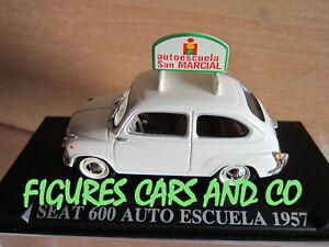 【送料無料】ホビー　模型車　車　レーシングカー シートネットワークスペインフィアット143 seat 600 1957 auto escuela ixo espagne auto ecole fiat 13,244円