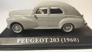 【送料無料】ホビー　模型車　車　レーシングカー プジョーネットワークcal025 peugeot 203 , 1960altaya ixo