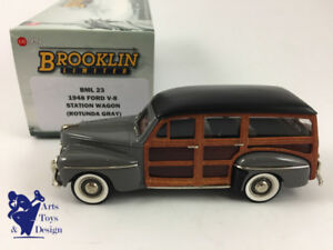 【送料無料】ホビー　模型車　車　レーシングカー フォードステーションワゴン143 brooklin bml 23 ford v8 station wagon woodie 1948