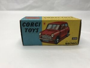 【送料無料】ホビー　模型車　車　レーシングカー コーギーオースティンボックスオンcorgi toys 225 austin 7 boite dorigine seule