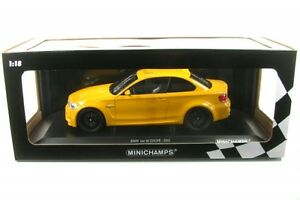 【送料無料】ホビー　模型車　車　レーシングカー クーペイエローbmw 1er m coupe yellow 2011