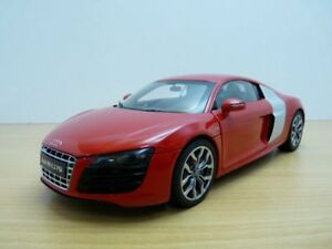 【送料無料】ホビー　模型車　車　レーシングカー アウディaudi r8 v10 52l fsi rouge 118