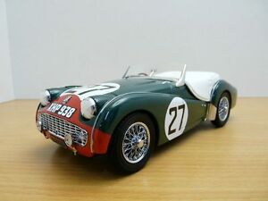 【送料無料】ホビー　模型車　車　レーシングカー ルマンtriumph tr3s n27 24h du mans 1959 118