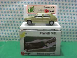 【送料無料】ホビー　模型車　車　レーシングカー ビンテージルノーvintage renault 14 tl 124 bburago art 0139 mib