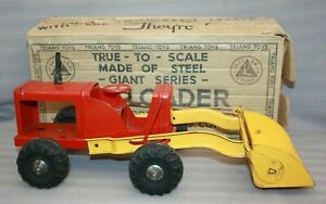 【送料無料】ホビー　模型車　車　レーシングカー ビンテージシリーズローダスチールボックスオンvintage triang toys giant series hi loader, en acier, boite dorigine