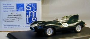 【送料無料】ホビー　模型車　車　レーシングカー ジャガータイプルマン143 rl72 jaguar d type le mans 1955 by smts