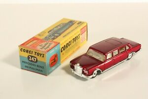 【送料無料】ホビー　模型車　車　レーシングカー コーギーメルセデスベンツプルマンボックスcorgi toys 247, mercedes benz 600 pullman, comme neuf dans box ab2203