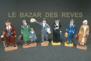 【送料無料】ホビー　模型車　車　レーシングカー フランスリードdinky toys france ensemble de 6 personnages plomb