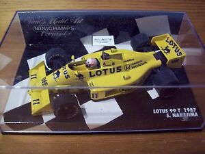 【送料無料】ホビー　模型車　車　レーシングカー ロータス143 lotus 99 t 1987 satoru nakajima