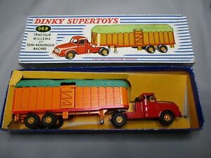 【送料無料】ホビー　模型車　車　レーシングカー トターセミトレーラaj734 dinky toys fr 143 tracteur willeme semi remorque bachee ref 36b bon etat