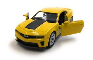【送料無料】ホビー　模型車　車　レーシングカー シボレーカマロモデルmaquette de voiture chevrolet camaro zl1 muscle car jaune auto 13 439