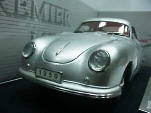 【送料無料】ホビー　模型車　車　レーシングカー ポルシェカットワウシグネチャオートアートwow extremement rare porsche 356 coupe 1950 argent 118 signatureauto art