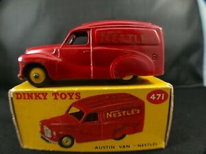 【送料無料】ホビー　模型車　車　レーシングカー オースティンヴァンネスレdinky toys gb n 471 austin van nestle jamais joue en boite
