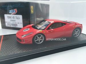 【送料無料】ホビー　模型車　車　レーシングカー モデルフェラーリイタリア＃フェラーリbbr model 143 ferrari 458 italia 8c 1 piloti ferrari 2010 red bbrc22cli